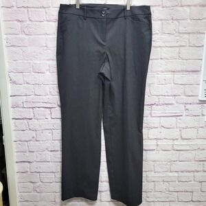 NEW Lane Bryant The Madison Dress Pants Womens 20L Gray Workwear Business Chic
